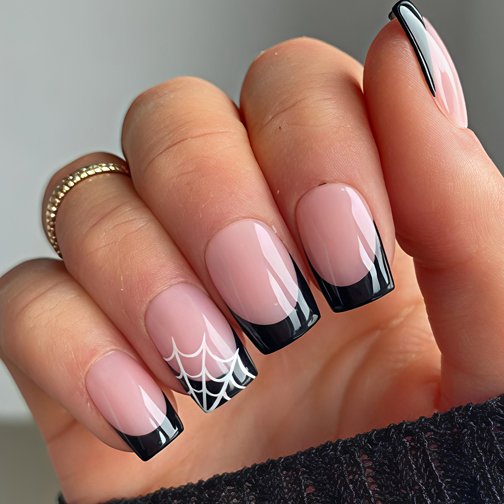 Nail Art Press On - 24 шт. накладных ногтей на Хэллоуин: