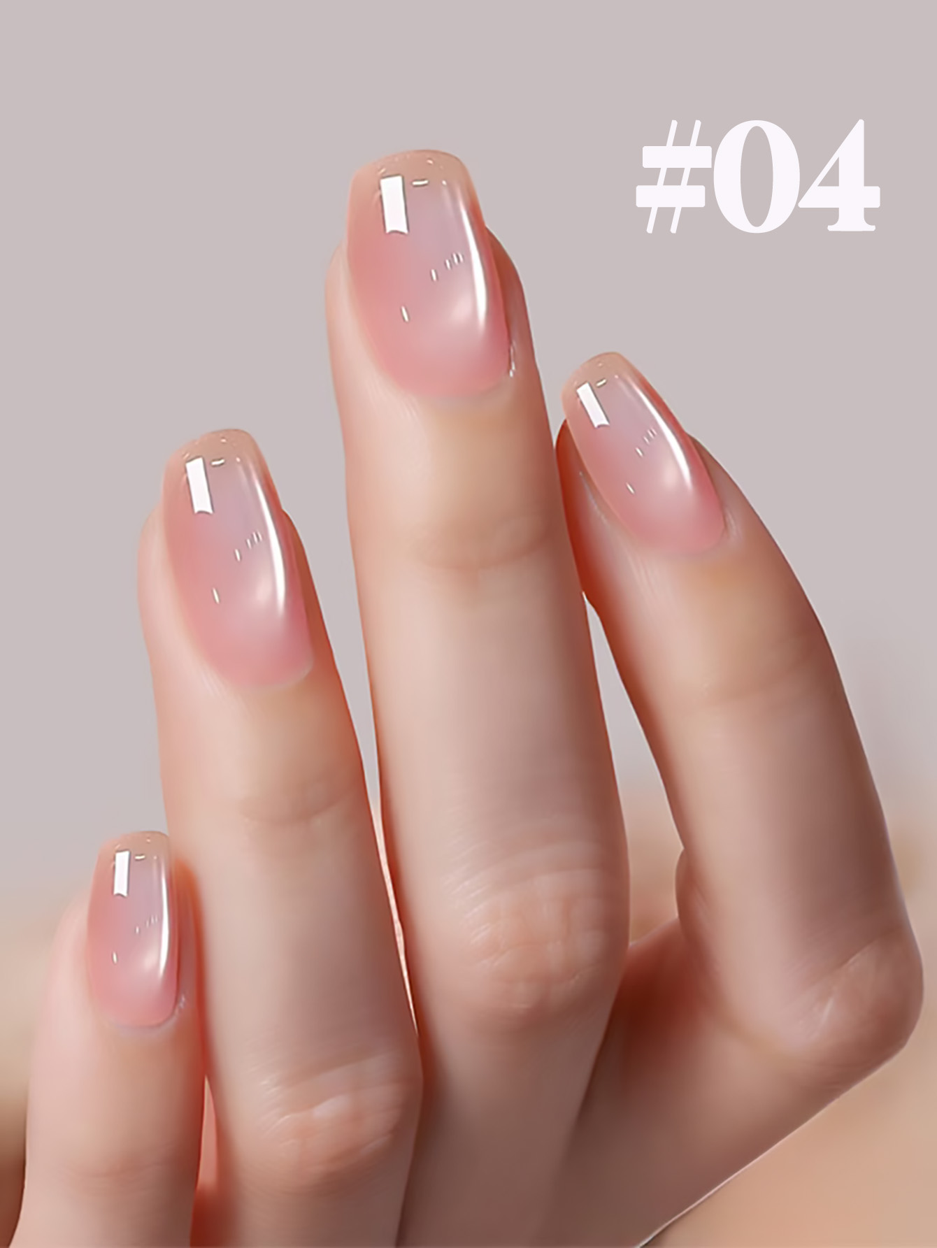 Nail Art Pink Cat Eye - 1-12 шт. TC Нежные свежие девушки