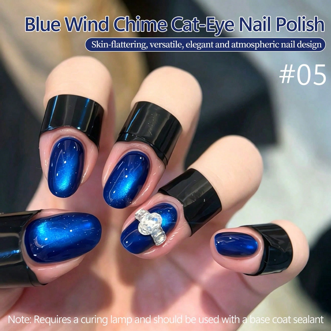 Nail Art Emerald Blue - 1-5 шт. 2026 Новый гель-лак для