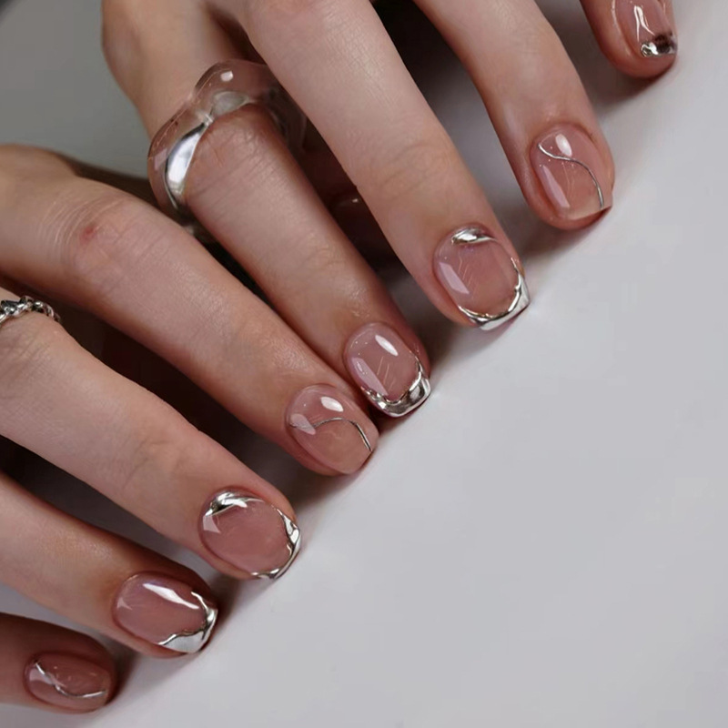 Короткие накладные ногти для ж – обзор и цена Nail Art Press On