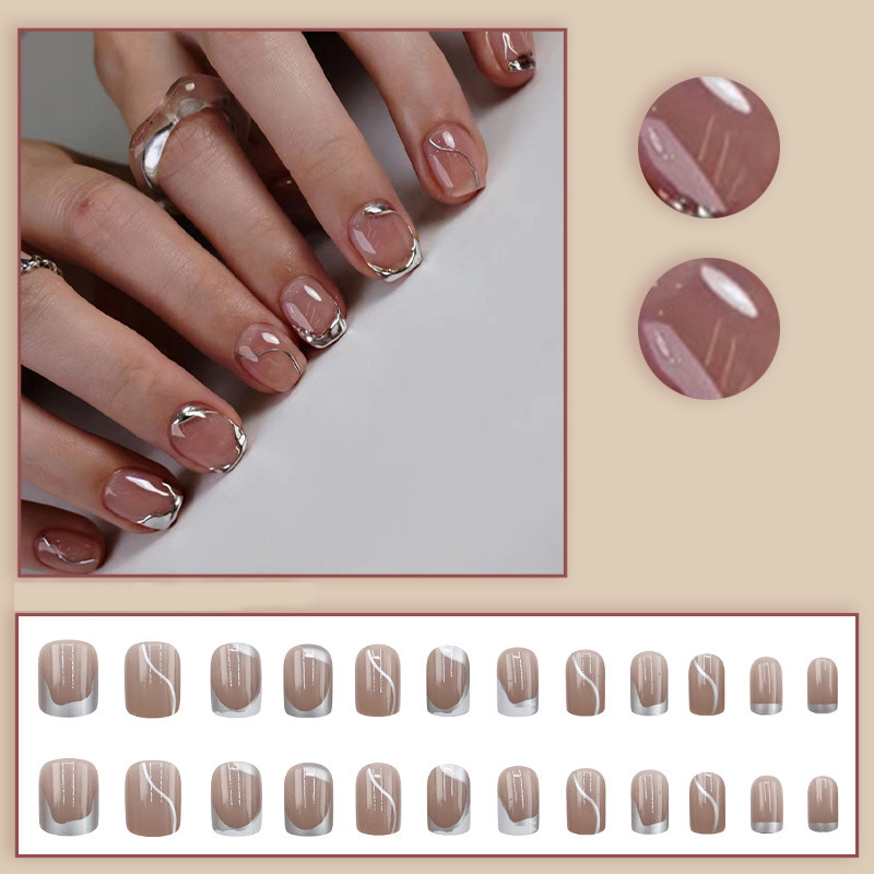 Короткие накладные ногти для ж – обзор и цена Nail Art Press On