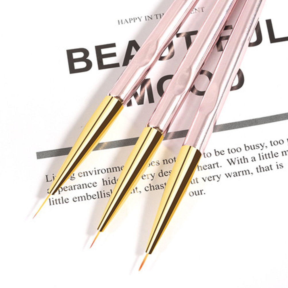 6 шт. высококачественных ручек – обзор и цена Nail Art Rose Gold
