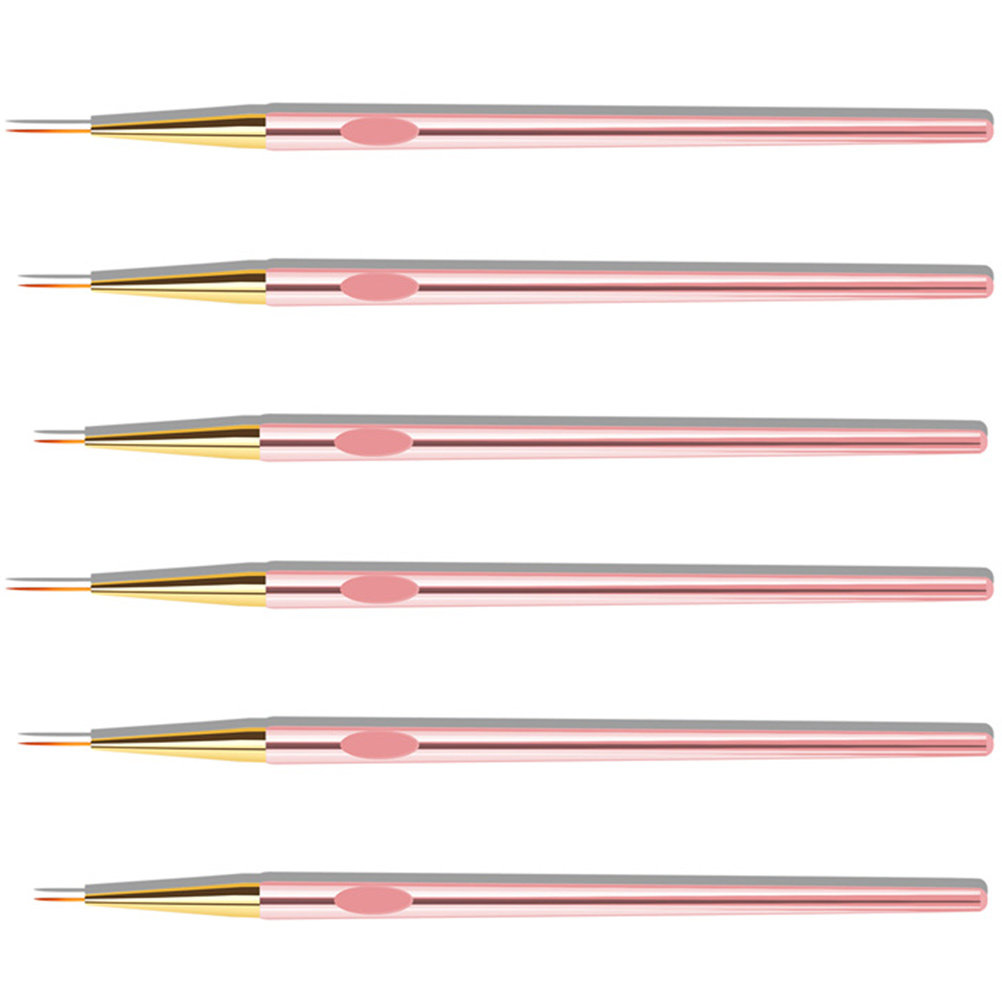 6 шт. высококачественных ручек – обзор и цена Nail Art Rose Gold
