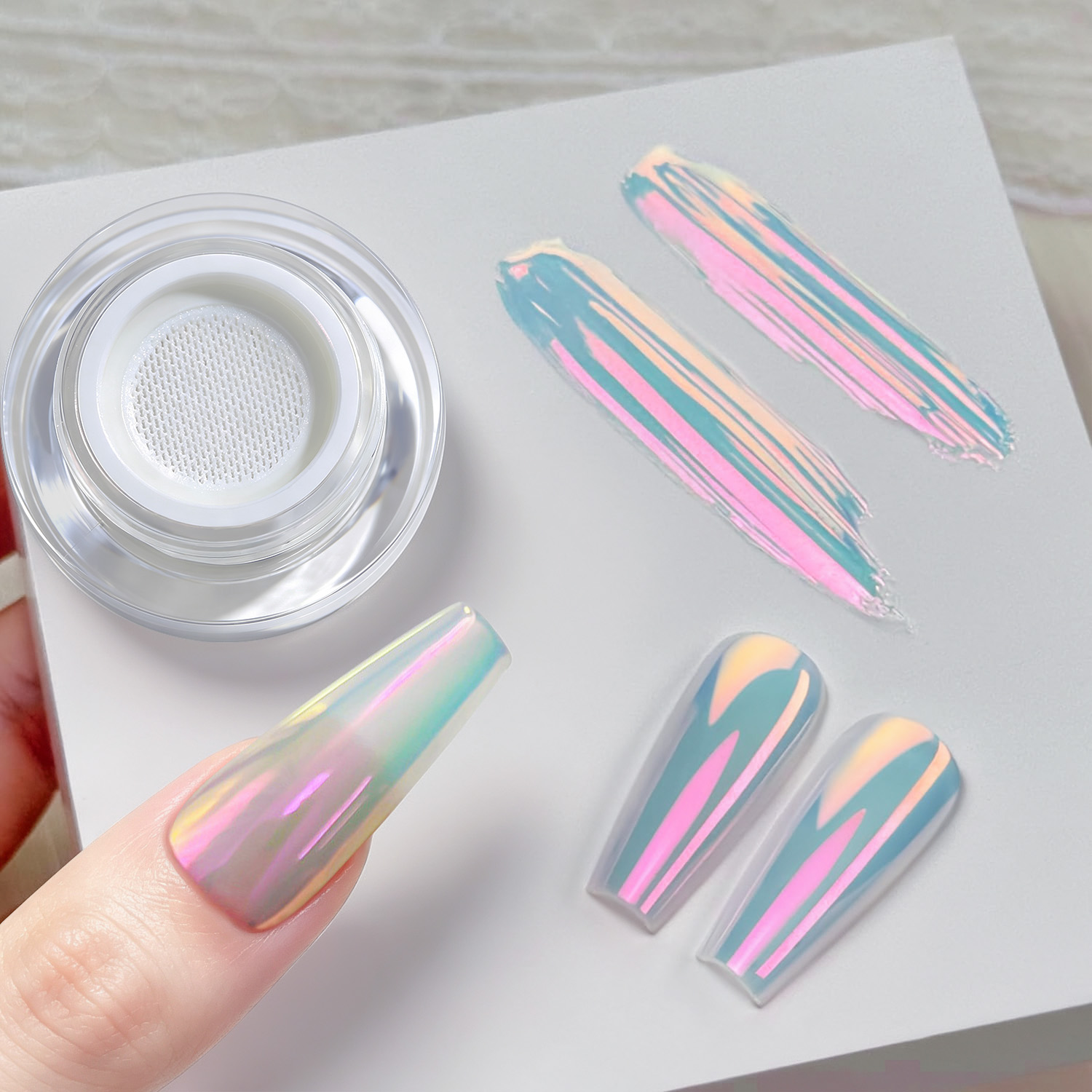BORN PRETTY Пудра для ногтей с – обзор и цена Nail Art Ombre Glitter