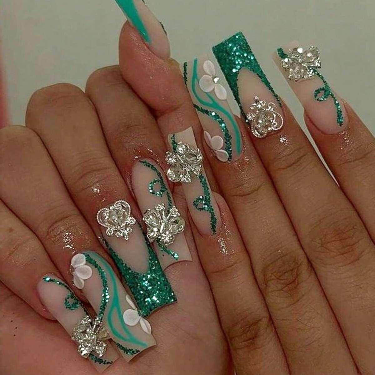 Накладные ногти на длинный гро – обзор и цена Nail Art Press On