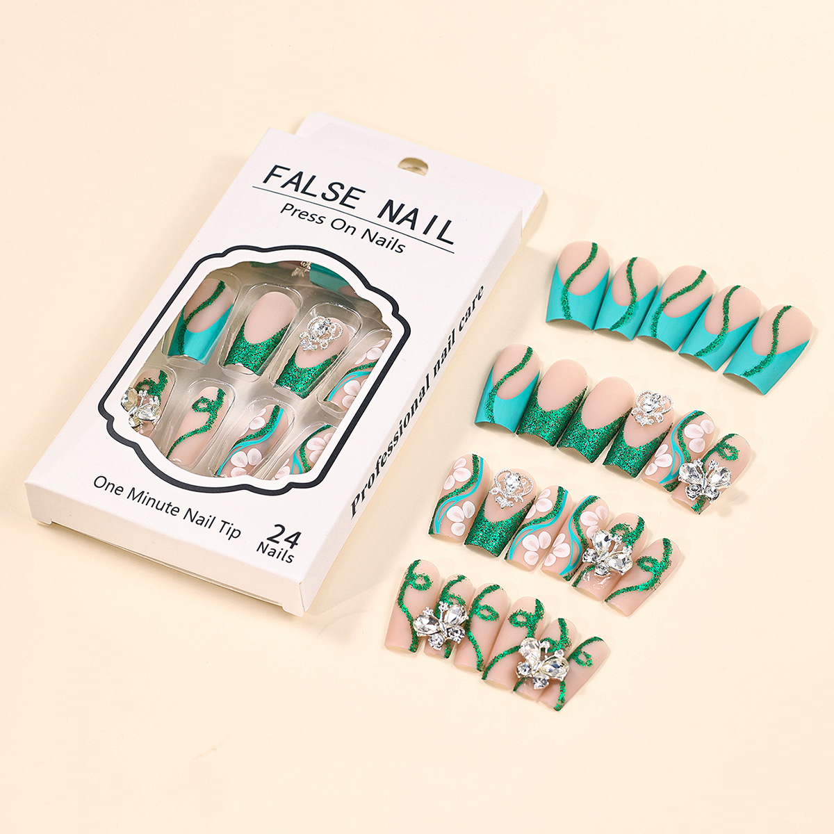 Накладные ногти на длинный гро – обзор и цена Nail Art Press On