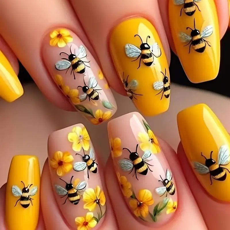 24 шт. накладных ногтей телесн – обзор и цена Nail Art Press On