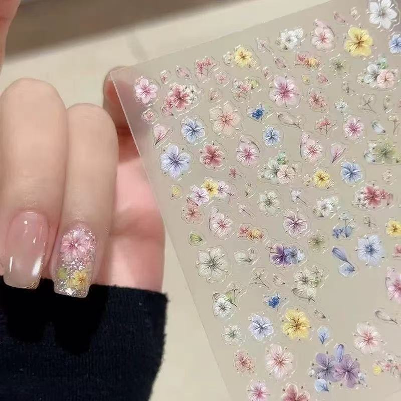 Вирусные наклейки для ногтей с – обзор и цена Nail Art Ombre Glitter