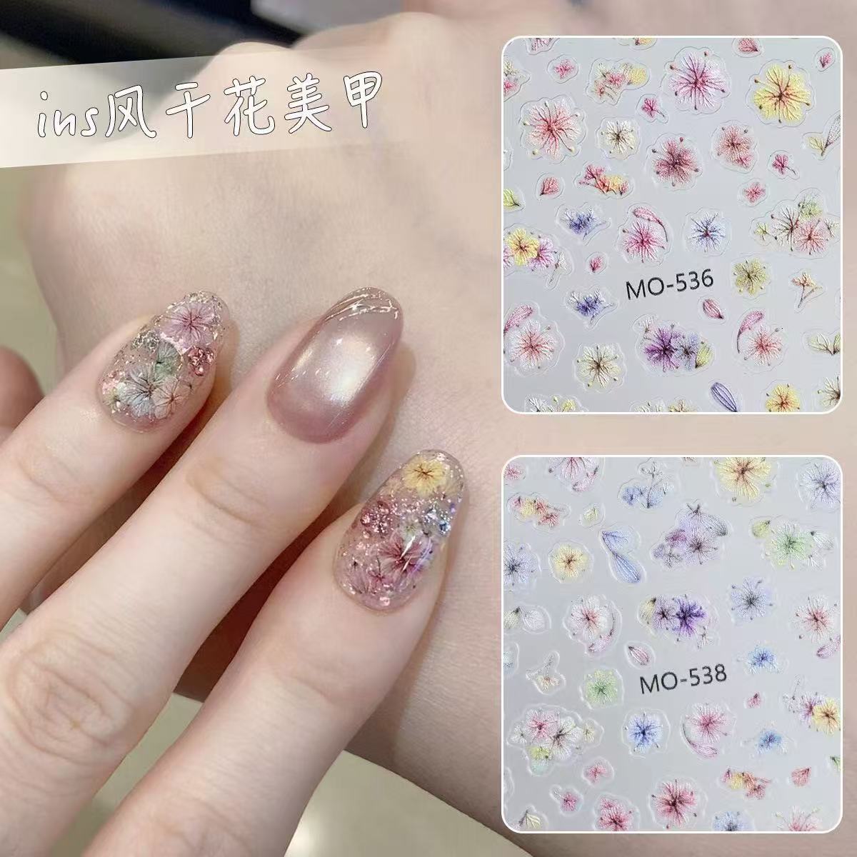 Вирусные наклейки для ногтей с – обзор и цена Nail Art Ombre Glitter
