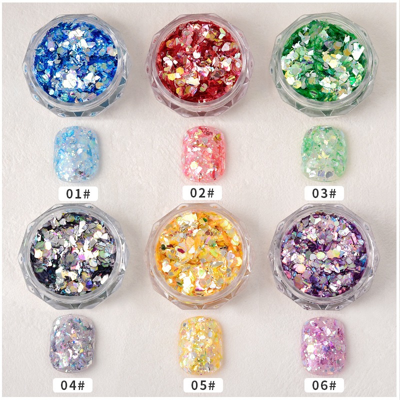 1 шт. блестящие голографически – обзор и цена Nail Art Emerald Blue