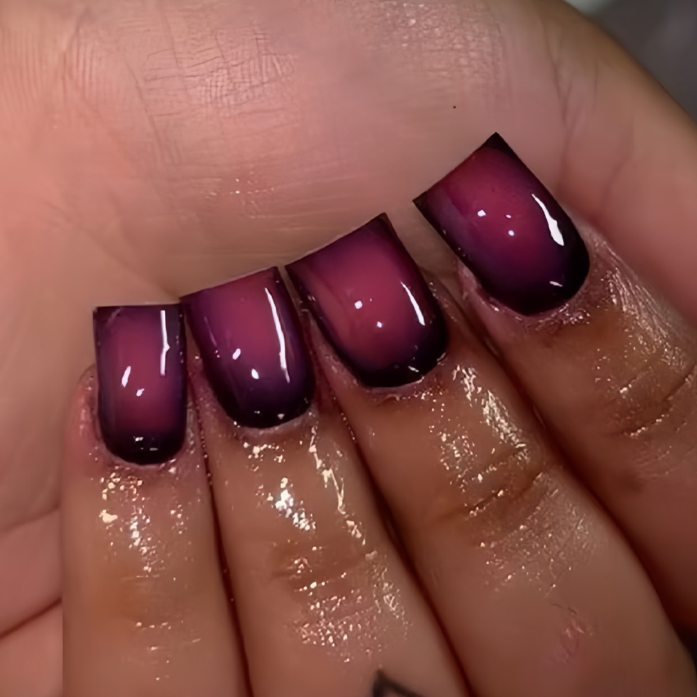 Короткие квадратные накладные  – обзор и цена Nail Art Press On