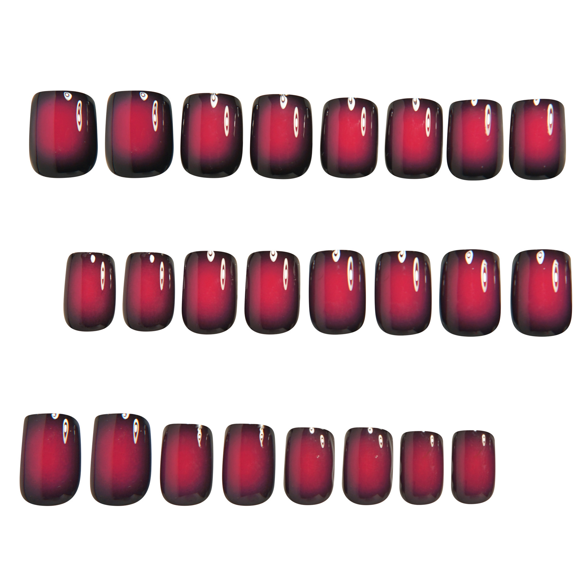 Короткие квадратные накладные  – обзор и цена Nail Art Press On
