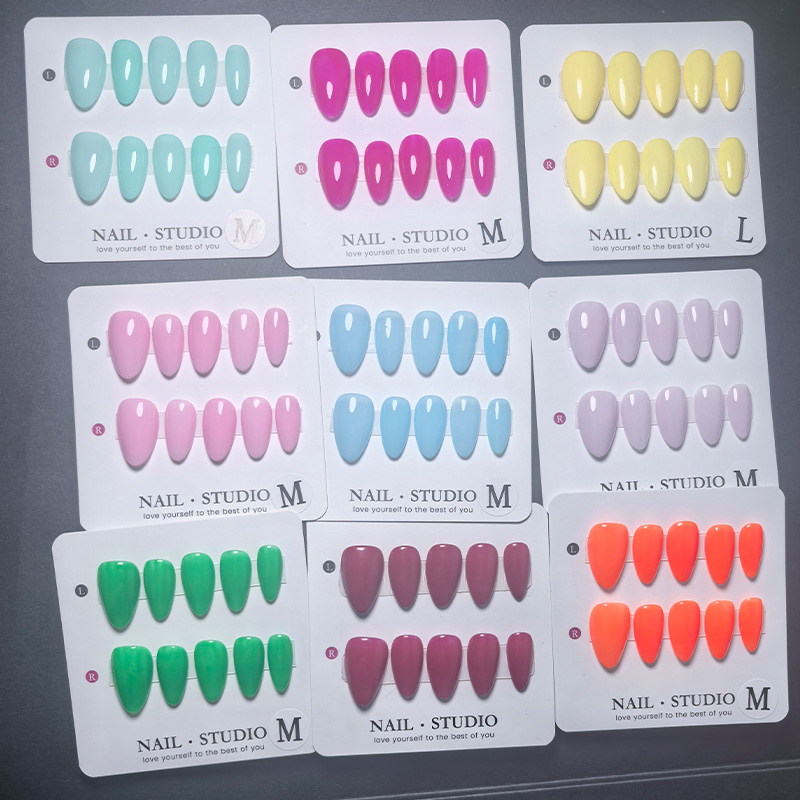 10 шт. акриловых накладных ног – обзор и цена Nail Art Yellow
