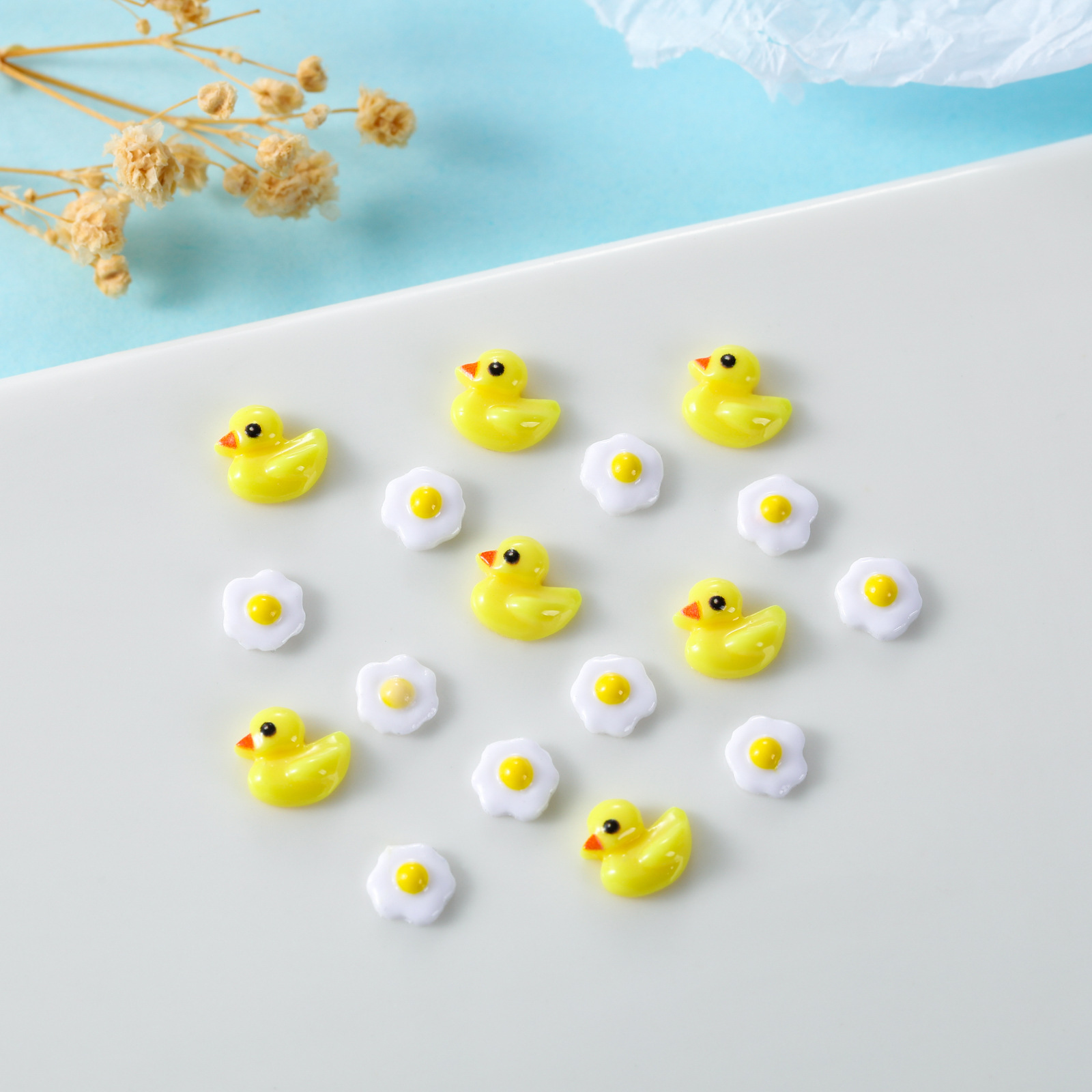 20 шт. милых мультяшных желтых – обзор и цена Nail Art Yellow
