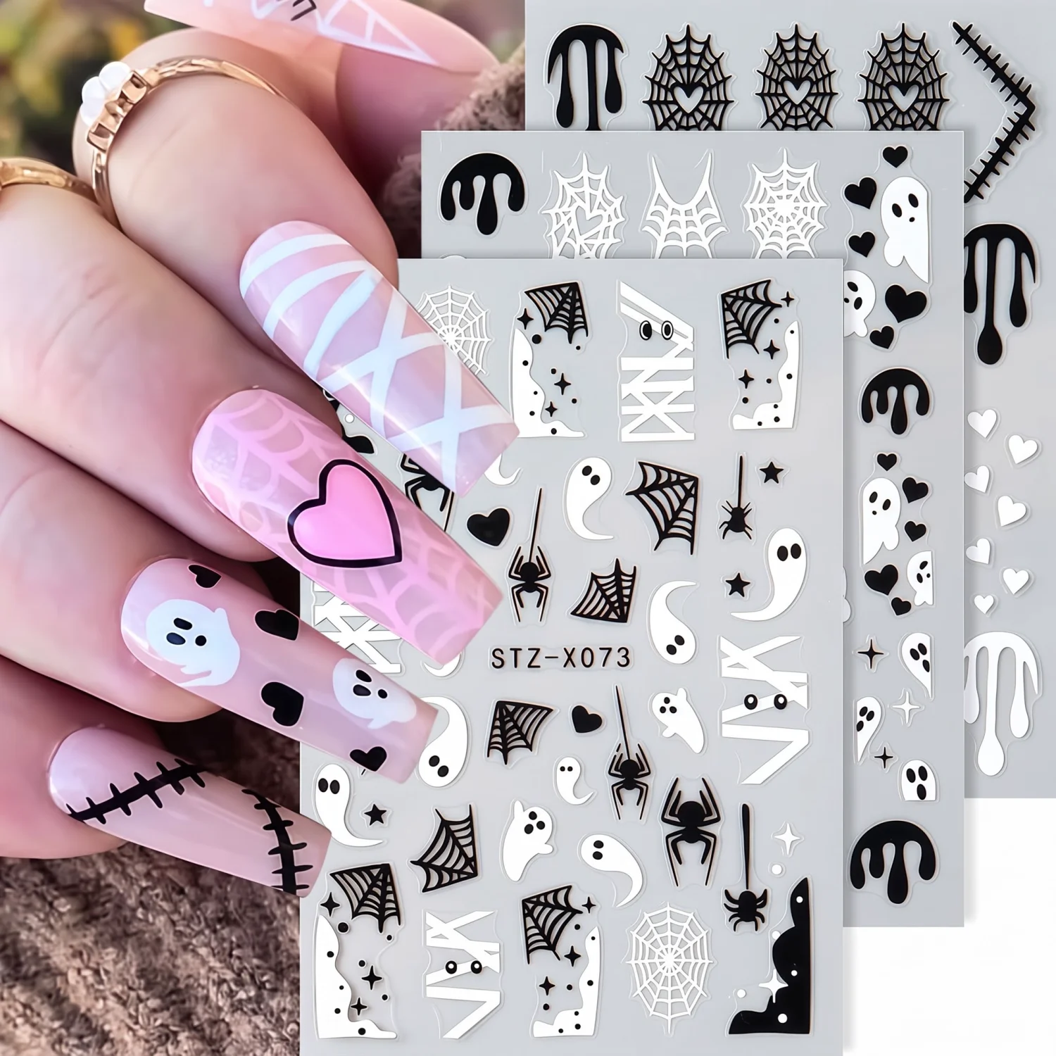 3D-наклейки для ногтей на Хэлл – обзор и цена Nail Art For Men
