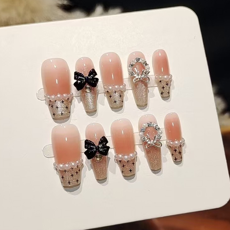 10 шт. французских накладных н – обзор и цена Nail Art Press On