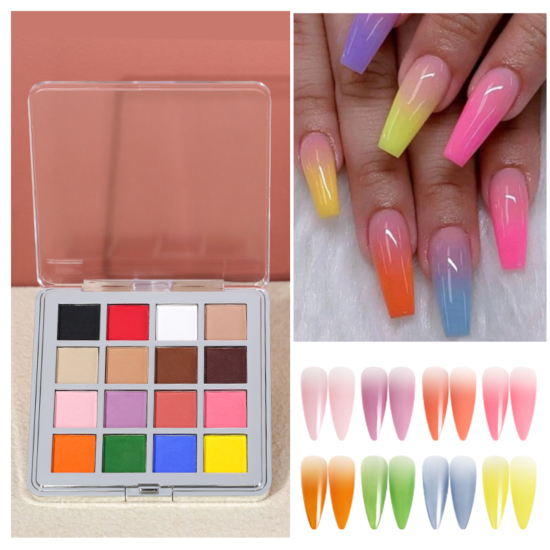 Пудра для ногтей Mocmaki DIY с – обзор и цена Nail Art Ombre Glitter