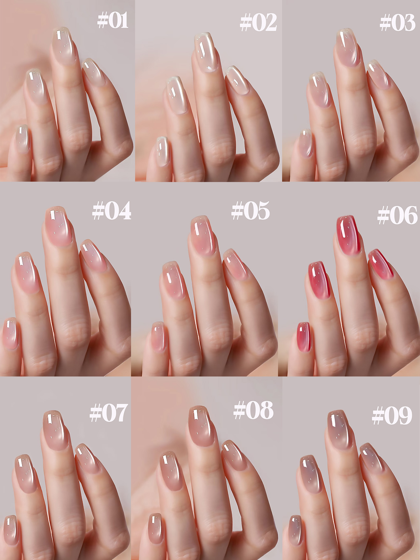 1-12 шт. TC Нежные свежие деву – обзор и цена Nail Art Pink Cat Eye