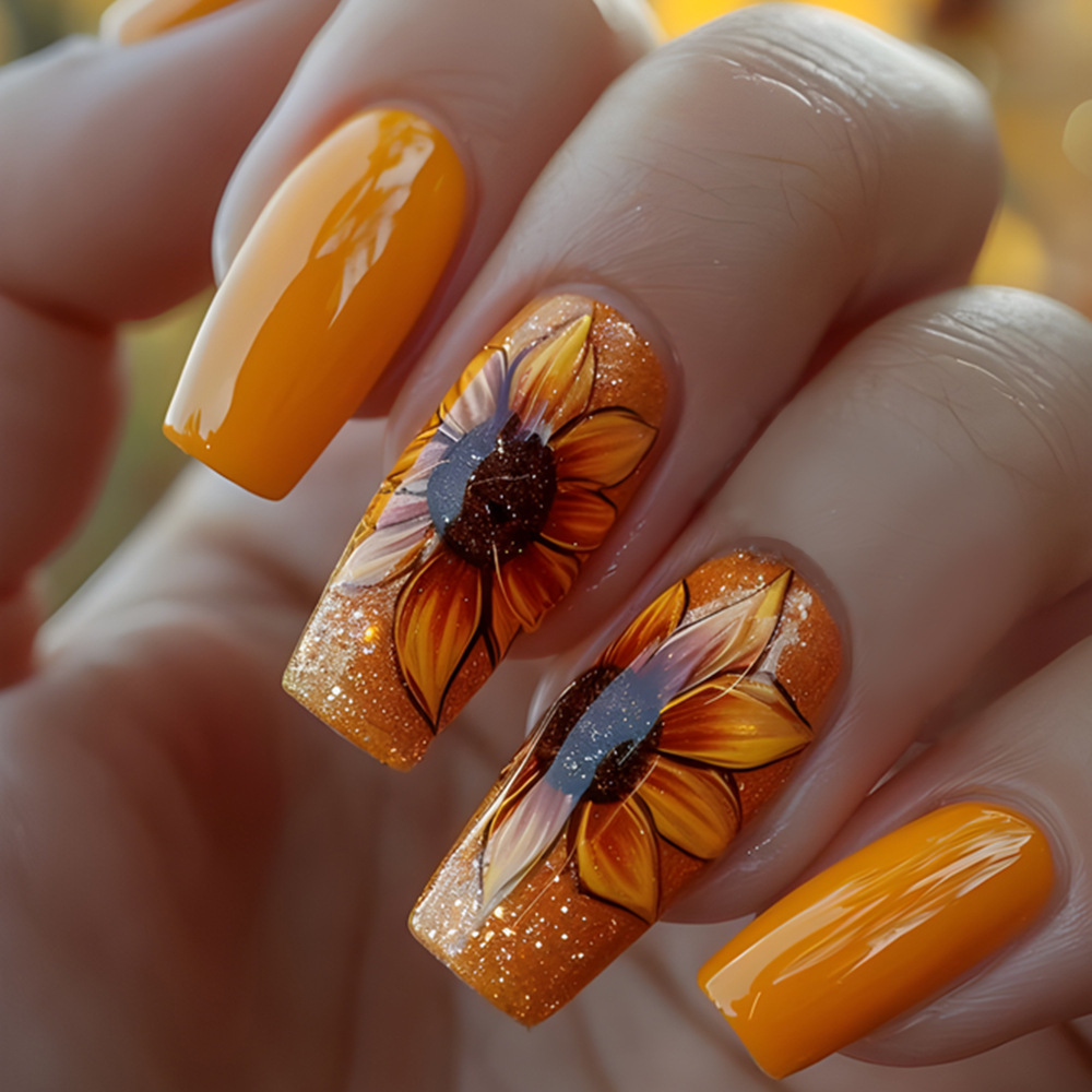 24 шт., синие накладные ногти  – обзор и цена Nail Art Press On