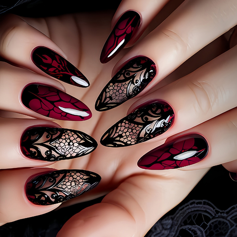 Накладные ногти средней длины  – обзор и цена Nail Art Press On