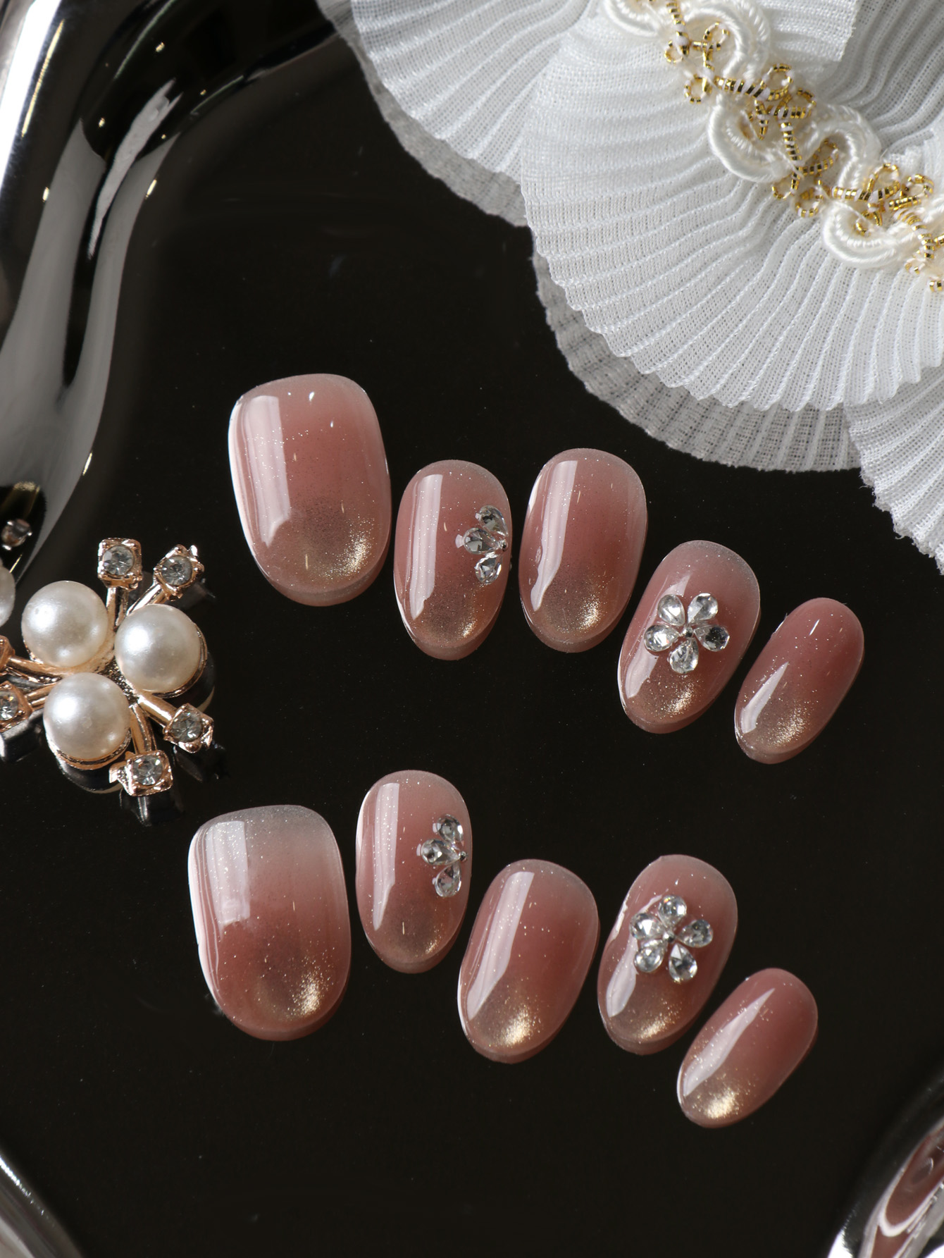 10 шт. коротких накладных ногт – обзор и цена Nail Art Press On