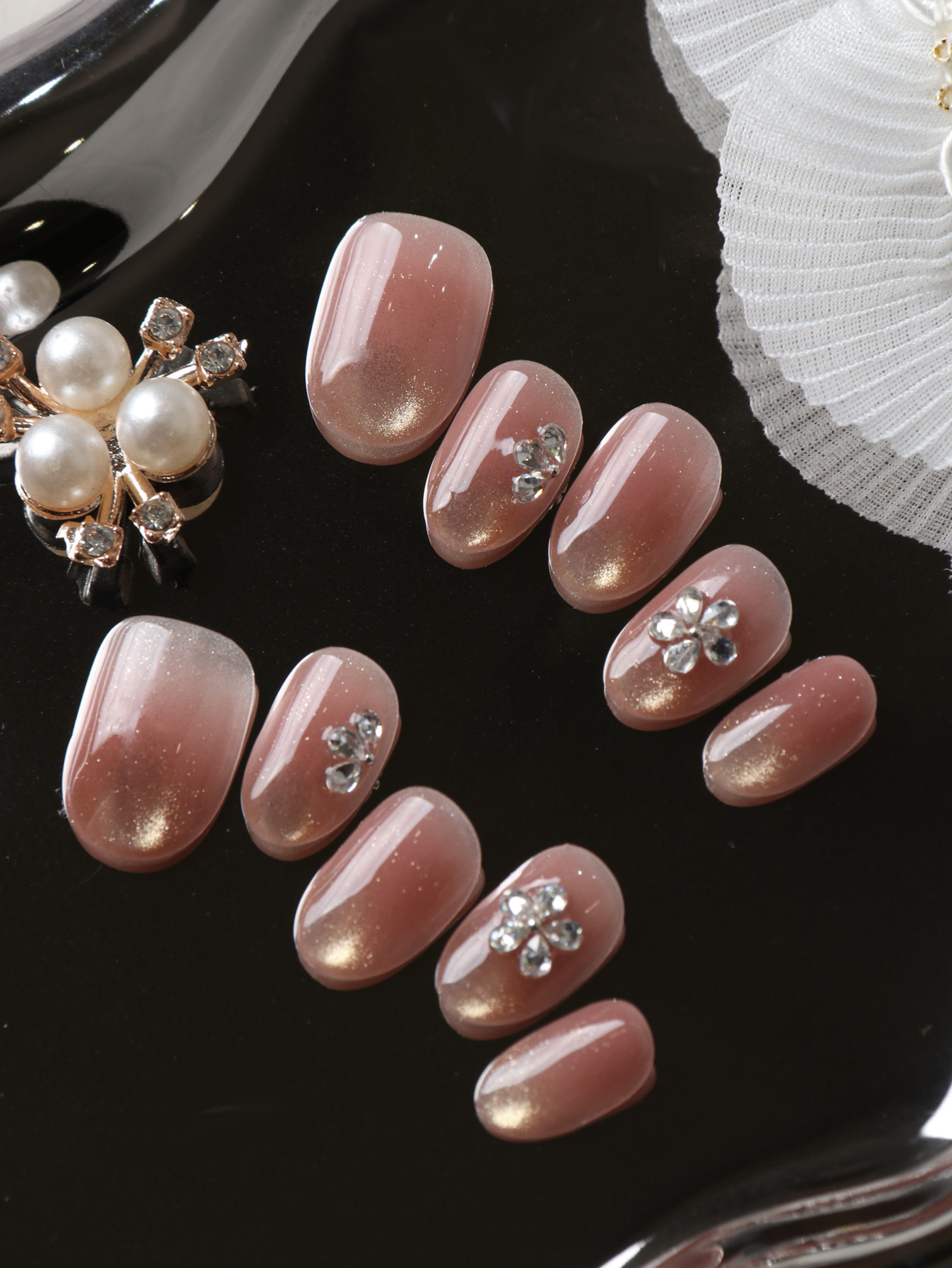 10 шт. коротких накладных ногт – обзор и цена Nail Art Press On