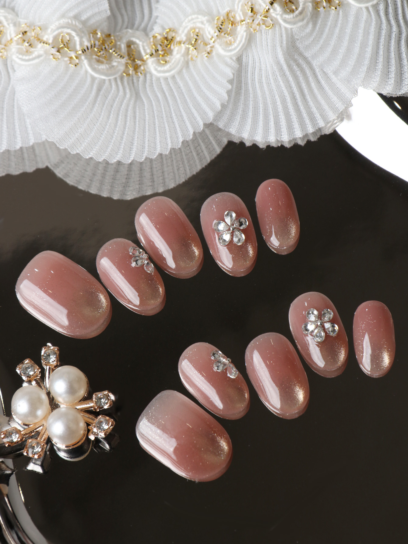 10 шт. коротких накладных ногт – обзор и цена Nail Art Press On