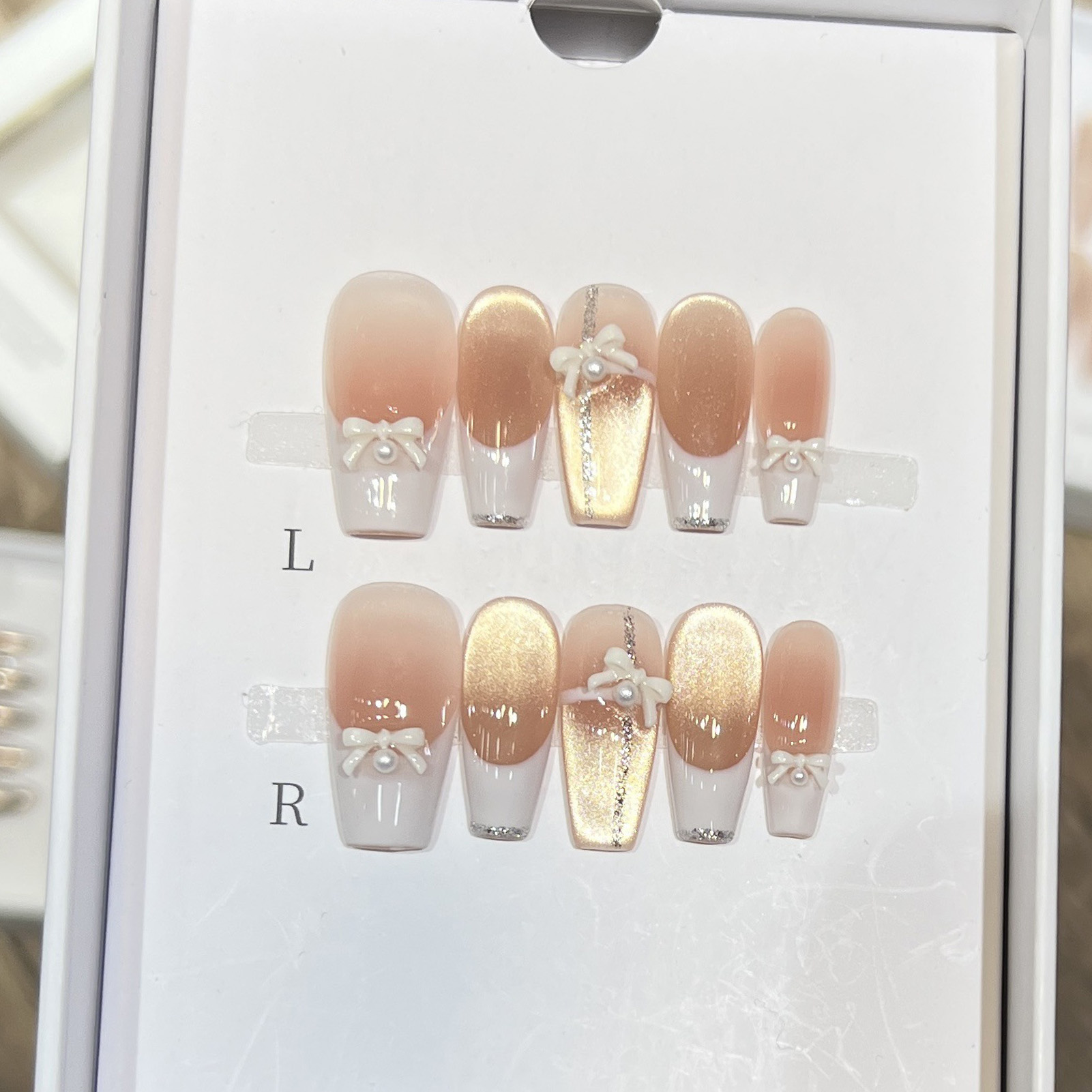 10 шт., женские розовые наклад – обзор и цена Nail Art Pink Cat Eye